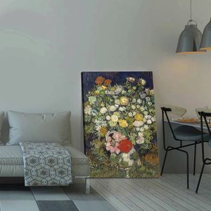 Tablou decorativ, 70100VANGOGH072, Canvas , Lemn, Multicolor imagine