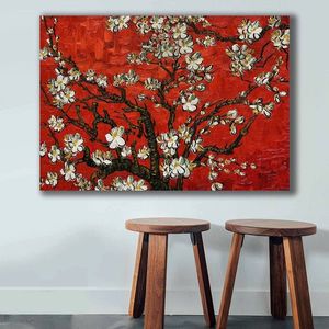 Tablou decorativ, 70100VANGOGH075, Canvas , Lemn, Multicolor imagine