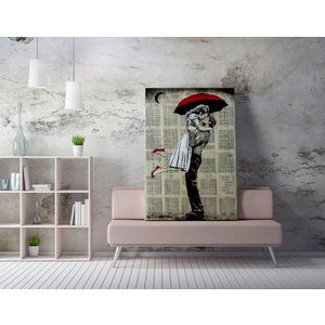 Tablou decorativ, WY182 (70 x 100), 50% bumbac / 50% poliester, Canvas imprimat, Multicolor imagine