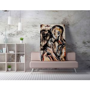 Tablou decorativ, WY188 (70 x 100), 50% bumbac / 50% poliester, Canvas imprimat, Multicolor imagine