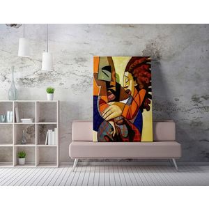 Tablou decorativ, WY214 (70 x 100), 50% bumbac / 50% poliester, Canvas imprimat, Multicolor imagine