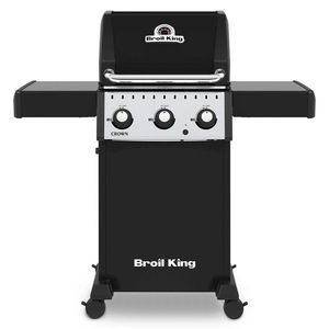 Gratar CROWN 310 Broil King, 118.1x58.4x116.8 cm, inox/fonta, negru/gri imagine