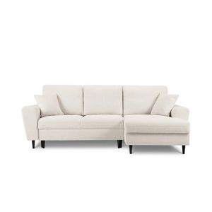 Coltar extensibil dreapta 4 locuri, Moghan, Micadoni Home, BL, 241x145x88 cm, poliester Boucle, bej imagine