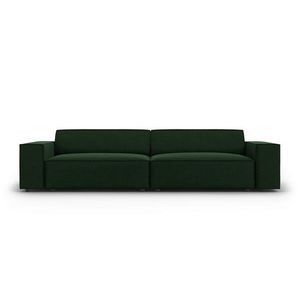 Canapea 3 locuri, Jodie, Micadoni Home, BL, 204x102x70 cm, catifea, verde bottle imagine