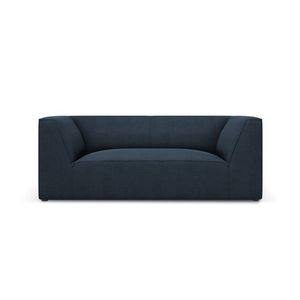 Canapea 2 locuri, Ruby, Micadoni Home, BL, 174x93x69 cm, poliester, albastru navy imagine