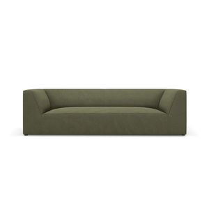 Canapea 3 locuri, Ruby, Micadoni Home, BL, 232x93x69 cm, velur, verde imagine