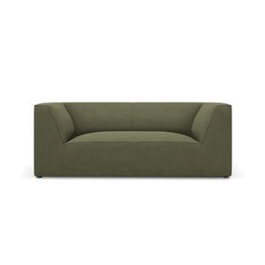 Canapea 2 locuri, Ruby, Micadoni Home, BL, 174x93x69 cm, velur, verde imagine