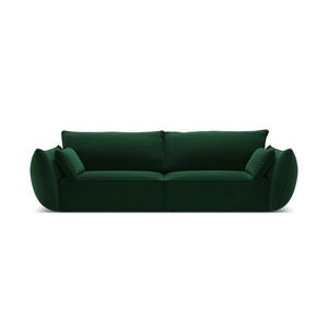 Canapea 3 locuri, Kaelle, Micadoni Home, BL, 208x100x85 cm, catifea, verde bottle imagine