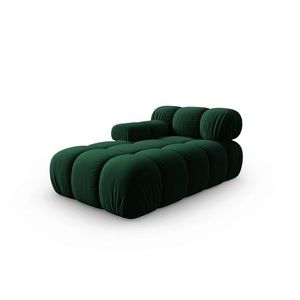 Sezlong living stanga 1 loc, Bellis, Micadoni Home, BL, 157x97x62 cm, catifea, verde bottle imagine