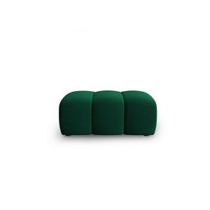 Taburet, Lupine, Micadoni Home, BL, 90x87x40 cm, catifea, verde bottle imagine