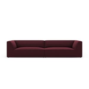 Canapea 4 locuri, Ruby, Micadoni Home, BL, 302x93x69 cm, piele ecologica, bordo imagine