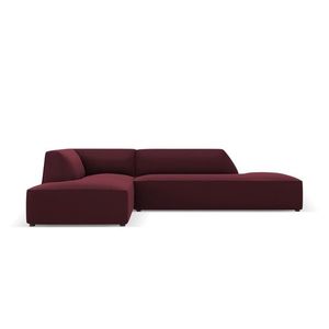 Coltar stanga 4 locuri, Ruby, Micadoni Home, BL, fara cotiera, 273x180x69 cm, piele ecologica, bordo imagine