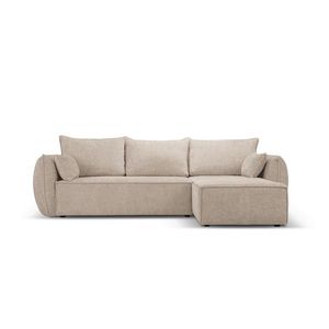 Coltar extensibil dreapta 4 locuri, Kaelle, Micadoni Home, BL, 252x165x87 cm, poliester chenille, bej imagine