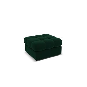 Taburet, Justin, Micadoni Home, BL, 60x60x38 cm, catifea, verde bottle imagine