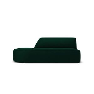 Canapea 2 locuri, Ruby, Micadoni Home, BL, 181x93x69 cm, catifea, verde bottle imagine