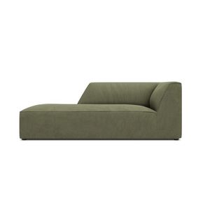 Sezlong living stanga 1 loc, Ruby, Micadoni Home, BL, 180x93x69 cm, velur, verde imagine