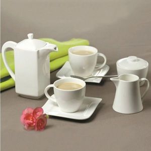 Set cafea/ceai 29 piese Fala, Ambition, 6 persoane, portelan, alb imagine