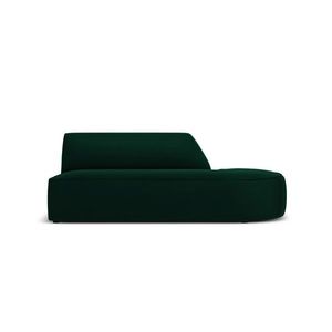 Canapea dreapta 2 locuri, Ruby, Micadoni Home, BL, 181x93x69 cm, catifea, verde bottle imagine