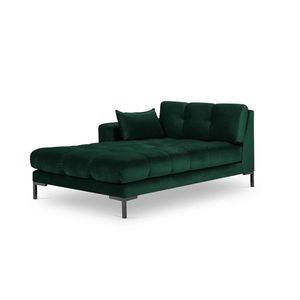 Sezlong living stanga 1 loc, Mamaia, Micadoni Home, BL, 185x102x75 cm, catifea, verde bottle imagine