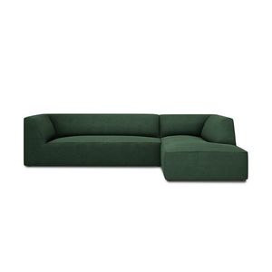 Coltar dreapta 4 locuri, Ruby, Micadoni Home, BL, 273x180x69 cm, poliester, verde imagine