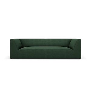 Canapea 3 locuri, Ruby, Micadoni Home, BL, 232x93x69 cm, poliester, verde imagine