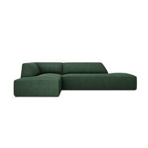 Coltar stanga 4 locuri, Ruby, Micadoni Home, BL, fara cotiera, 273x180x69 cm, poliester, verde imagine