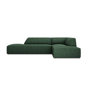 Coltar dreapta 4 locuri, Ruby, Micadoni Home, BL, fara cotiera, 273x180x69 cm, poliester, verde imagine