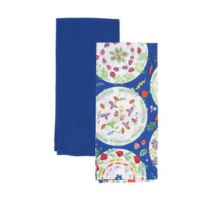 Set 2 prosoape pentru bucatarie Bio, Tognana Porcellane, 45x70 cm, bumbac, multicolor imagine