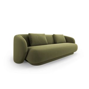 Canapea 3 locuri, Camden, Cosmopolitan Design, 204x102x72 cm, catifea, verde deschis imagine