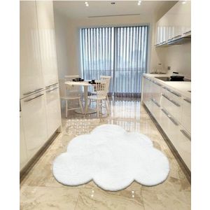 Covor, Cloud Plush, 80x120 cm, Poliester, Alb imagine