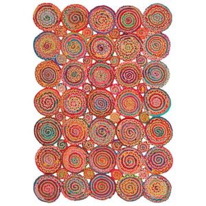 Covor, 00012A , 90x150 cm, Iuta, Multicolor imagine