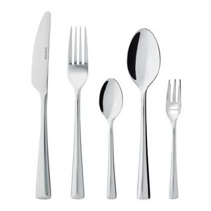 Set tacamuri 60 piese pentru 12 persoane Siena, Ambition, inox, argintiu imagine