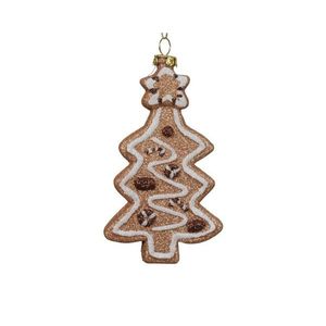 Glob Gingerbread Tree, Decoris, 7.2x2x12 cm, plasic, maro imagine