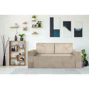 Canapea multifunctionala Smart 2 in 1, 177x80x70 cm, Camel imagine