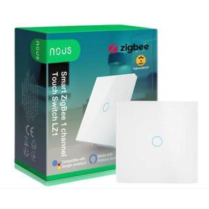 Intrerupator cu touch cu 1 canal, L+L/N, Nous, ZigBee, LZ1 imagine