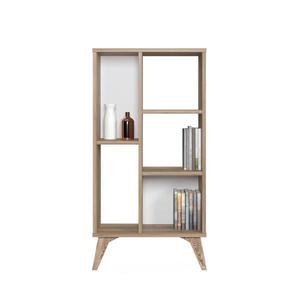 Biblioteca, Frame, Stejar, 55 x 25 x 106 cm imagine