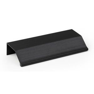 Maner pentru mobila Wing, finisaj negru periat, L: 100 mm imagine