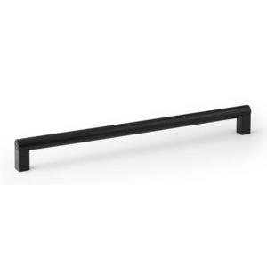 Maner pentru mobila Eto, finisaj negru mat/negru mat lacuit, L: 334.6 mm imagine