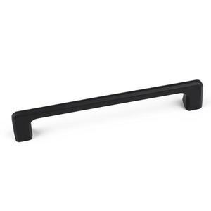 Maner pentru mobila Vera, finisaj negru mat CB, 160 mm imagine