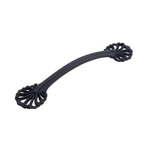 Maner pentru mobila Alia, finisaj negru mat CB, 128 mm imagine