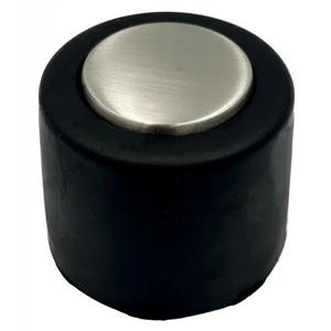 Opritor pentru usa Round, finisaj nichel satin/negru mat CB, Ø: 40 mm imagine