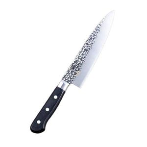 Cutit de bucatarie japonez Santoku Sekisaroku Imayo hammered 180mm din otel inoxidabil pentru carne, peste, legume imagine