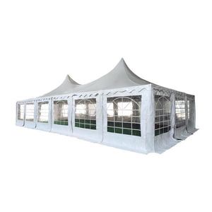 Pagoda 6x12m 500 G/m² Pvc, Alb - Corturi24 imagine