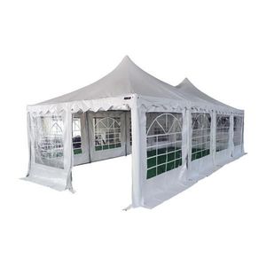 Pagoda 4x8m 500 G/m² Pvc, Alb - Corturi24 imagine