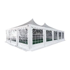 Pagoda 6x10m 500 G/m² Pvc, Alb - Corturi24 imagine