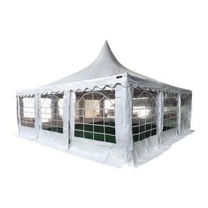 Pagoda 6x6m 500 G/m² Pvc, Alb - Corturi24 imagine