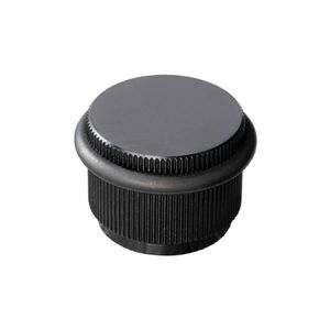 Opritor pentru usa Arpa, finisaj negru periat, 45x30 mm imagine