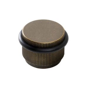 Opritor pentru usa Arpa, finisaj alama rustica, 45x30 mm imagine