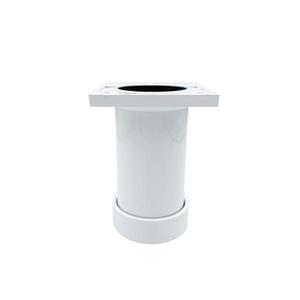 Picior Sdf cilindric reglabil pentru mobilier, finisaj alb, H: 100 mm imagine