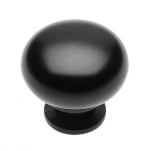 Buton pentru mobila Berga, finisaj negru mat GT, D: 32.5 mm imagine